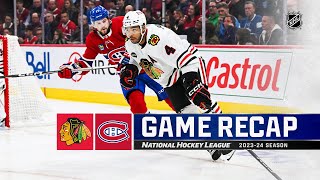 Blackhawks  Canadiens 1014  NHL Highlights 2023 [upl. by Goldsworthy]