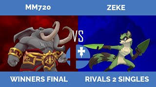 RogaSmash 290 Rivals 2 Beta – Winners Final — MM720 Loxodont vs Zeke Maypul [upl. by Ashely]