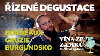 ŘÍZENÉ DEGUSTACE Bordeaux Gruzie a Burgundsko [upl. by Erdda]