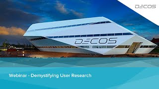 Webinar  Demystifying User Research [upl. by Ileyan]