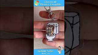 Llavero de Skibidi Toilet  Handy ArtPlástico encogible diy artshorts skibiditoilet llaveros [upl. by Izy]