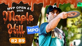 2024 MVP Open  MPO R2B9  Mcbeth Buhr Robinson Wysocki  Jomez Disc Golf [upl. by Tengdin]