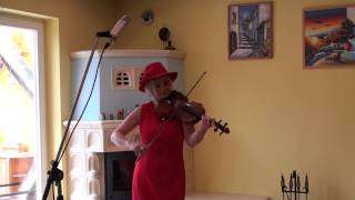 Agnes Violin  Santana Flor de luna Violin Cover  skrzypaczka [upl. by Helms]