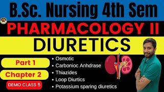 Chapter 2  Diuretics  Drug used in Urinary System  BSc Nursing 4th Sem  PHARMACOLOGY 2 [upl. by Hourigan]