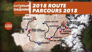 The route for the 70th edition  Critérium du Dauphiné 2018 [upl. by Roger]