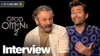 Good Omens Season 2 Interviews With David Tennant Michael Sheen And More [upl. by Celeste]