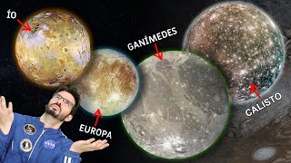 Las 4 LUNAS de Júpiter QUE PARECEN PLANETAS [upl. by Meyer]