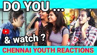 Do you  Chennai on X Questions  Girls Hilarious Reactions  Break Time Tamil [upl. by Aiepoissac]