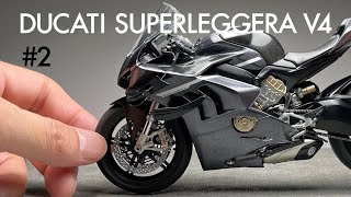 Building Tamiya 112 DUCATI SUPERLEGGERA V4 2 Scale Model [upl. by Unders287]