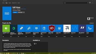 Install Kali Linux On Windows via Microsoft Store [upl. by Adin]