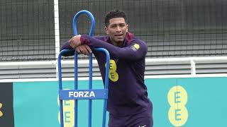 ENGLAND  Training session at St Georges Park ahead of friendlies games against Brazil and Belgium [upl. by Yenots]