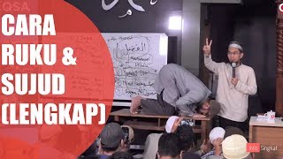 Cara Ruku Sujud Sesuai Sunnah Lengkap  Ustad Adi HidayatlcMa [upl. by Boyes]