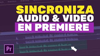 Cómo SINCRONIZAR Audio y Video En Premiere Pro Automáticamente [upl. by Hauger735]