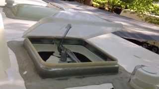 How To Install A Camco RV Roof Vent Cover  Tutorial [upl. by Liek147]