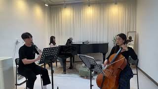 Ensemble Hemiola  JBrahms Clarinet Trio in A minor Op 114 I Allegro [upl. by Gladi]