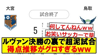 【J3】ルヴァンカップ決勝の裏で行われた大宮VS鳥取、超絶泥試合をしてしまうｗｗｗｗｗｗ [upl. by Aynatal]