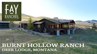 SOLD  Montana Ranch For Sale  Burnt Hollow Ranch  Deer Lodge MT [upl. by Salvidor576]