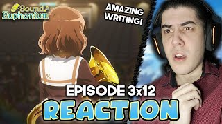 Storytelling perfection  Sound Euphonium  Episode 3x12 Reaction [upl. by Eihcra]