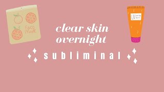 clear skin overnight ⎮𝓈𝓁𝑒𝑒𝓅 𝓈𝓊𝒷𝓁𝒾𝓂𝒾𝓃𝒶𝓁⎮⚠️ POWERFUL ⚠️ 8 hr ⎮wake up with clear skin [upl. by Grange918]