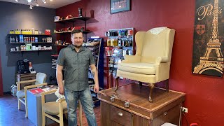 My first shoe shine at Cobblers Plus [upl. by Perni564]