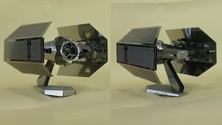 Metal Earth build  Darth Vaders Tie Fighter [upl. by Alejandro]