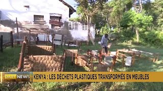 Kenya  des déchets plastiques transformés en meubles [upl. by Angil]