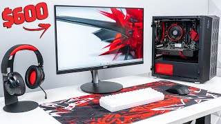 600 FULL PC Gaming Setup Guide Includes Everything [upl. by Hacissej]