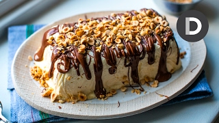 Nutella Semifreddo Recipe  Easy Homemade Ice Cream [upl. by Eirahs]