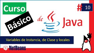 😎 Variables de Instancia de Clase y locales 🚩 POO ámbito de las variables en Java  Curso Java 10 [upl. by Malissa385]