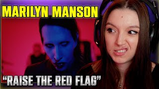 Marilyn Manson  Raise The Red Flag  FIRST TIME REACTION [upl. by Aramenta872]