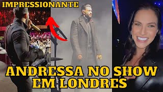 Andressa Suita no SHOW do Gusttavo Lima em Londres “Paixão demais” [upl. by Ardnasyl]