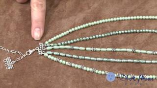 How to make a MultiStrand Necklace [upl. by Carberry725]