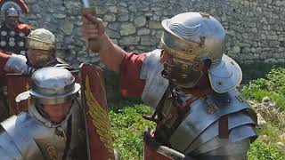 Тренировка римских легионеров в Херсонесе  Training of Roman legionaries in Tauric Chersonesos [upl. by Annaohj]