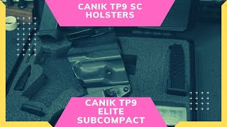 Holsters For Canik Subcompact  What Holster Fits The New Canik TP9 Elite SC Subcompact [upl. by Onitnelav]