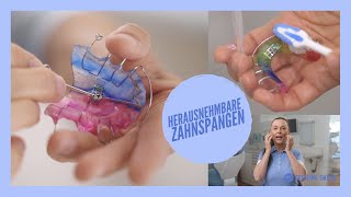 Herausnehmbare Zahnspangen einstellen und pflegen – Unsere Tipps worauf ihr achten solltet [upl. by Einnor914]