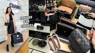 CHANEL 24B PreFall Winter Shopping Vlog Help me pick a NEW BAG 🥳 [upl. by Acey]