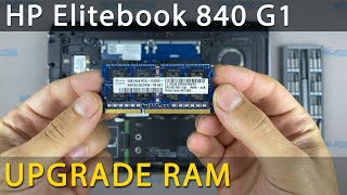 HP Elitebook 840 G1 RAM Upgrade amp Install StepbyStep DIY Guide [upl. by Seiber]