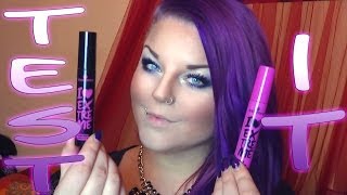 TEST IT  Beide Essence i LOVE Extreme Mascaras im TEST [upl. by Donaghue]