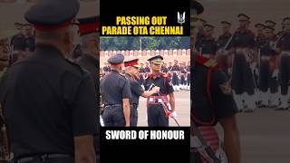 Sword of Honour Passing out Parade OTA Chennai 2024 shorts army indianarmy [upl. by Anirok]