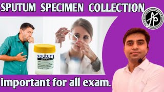 sputum collection procedure  sputum specimen collection nursing  sputum test [upl. by Pearman264]