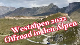 Westalpen 2022  OffroadTouren in den Alpen mit der Enduro [upl. by Saiff]