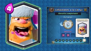 Clash Royale 🏆 Desafío Leñadores a la Carga✨el desafío más rápido [upl. by Aicilak]