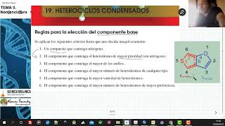 TEMA 39 NOMENCLATURA DE HETEROCICLOS CONDENSADOS [upl. by Paik357]