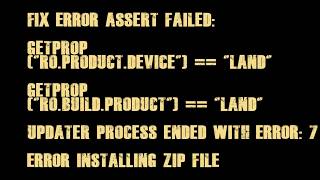 fix ERROR assert failed getpropquotroproductdevicequot [upl. by Noli]