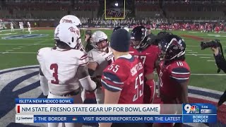 NM State Fresno State gear up for the Bowl Game [upl. by Anicnarf]