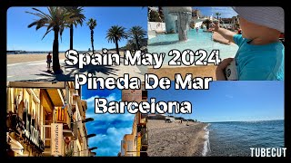 Spain Pineda De Mar Barcelona May 2024 [upl. by Schnell]