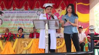 Valedictory SpeechVon Jerome Cruz [upl. by Ced]