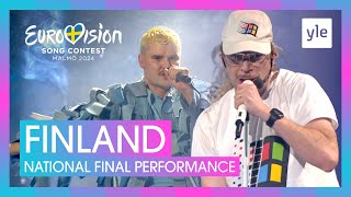 Windows95man  No Rules  Finland 🇫🇮  National Final Performance  Eurovision 2024 [upl. by Snyder408]