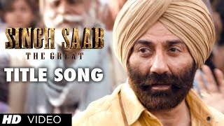 Singh Saab the Great Title Video Song  Sunny Deol  Latest Bollywood Movie 2013 [upl. by Fidelity]