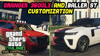 GTA Online Granger 3600LX And Baller ST CustomizationGameplayShowcase [upl. by Lona]